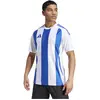 Image de Adidas, Hommes, T-shirt de sport, Koszulka m ska Striped 24 Jersey bia o-niebieska IW2144 L (L), Bleu, Blanc, L