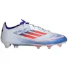 Image de Adidas, Hommes, Chaussures de football, F50 Elite FG Fussballschuhe (40 2/3), Bleu, Blanc