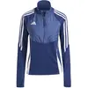 Image de Adidas, Femmes, T-shirt de sport, Tiro 24 Winter Sweatshirt (158, XS), Bleu, 158, XS
