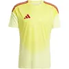 Image de Adidas, Hommes, T-shirt de sport, Maillot de gardien de but à manches courtes Tiro 25 Competition pour hommes (L), Jaune, L