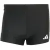 Image de Adidas, Hommes, Short de bain, Boxers de Natation Hommes 3 Stripes, Noir/Blanc, M, Noir, Blanc, (M)