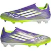 Image de Adidas, Unisexe, Chaussures de football, F50 League sans lacets FG/AG (44), Violet, Jaune