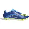 Image de Adidas, Hommes, Chaussures de football, F50 Messi Club FG/AG (45 1/3), Bleu, Jaune