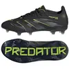 Image de Adidas, Garçons, Chaussures de football, Predator Elite FG (37 1/3), Noir, Jaune