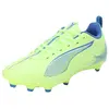 Image de Puma, Garçons, Chaussures de football, ULTRA 5 PLAY FG/AG Jr (38), Bleu, Vert, Blanc, Jaune