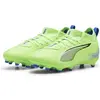 Image de Puma, Garçons, Chaussures de football, ULTRA 5 MATCH FG/AG Jr (38.5), Bleu, Jaune, Vert