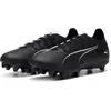 Image de Puma, Unisexe, Chaussures de football, Ultra 5 Match Fg/Ag (40.5), Noir, Blanc