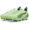 Image de Puma, Unisexe, Chaussures de football, ULTRA 5 PRO FG/AG Jr (37), Bleu, Jaune, Vert