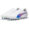 Image de Puma, Hommes, Chaussures de football, King Match Fg/Ag (45), Bleu, Gris, Blanc