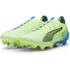 Image de Puma, Unisexe, Chaussures de football, Ultra 5 Ultimate Fg (42), Bleu, Multicolore, Blanc, Vert