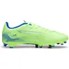 Image de Puma, Hommes, Chaussures de football, Ultra 5 Play Fg/Ag (46), Blanc, Jaune, Bleu, Vert