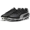 Image de Puma, Unisexe, Chaussures de football, King Match Fg/Ag (44.5), Noir, Blanc, Gris