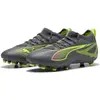 Image de Puma, Garçons, Chaussures de football, ULTRA 5 MATCH FG/AG Jr (37.5), Bleu, Gris, Argent