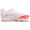 Image de Puma, Unisexe, Chaussures de football, ULTRA 5 MATCH FG/AG Jr (36), Blanc, Rouge, Noir