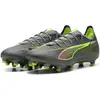 Image de Puma, Unisexe, Chaussures de football, Ultra 5 Match Fg/Ag (39), Bleu, Jaune, Gris, Argent