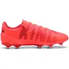 Image de Puma, Hommes, Chaussures de football, King Match Fg/Ag (42.5), Blanc, Rouge
