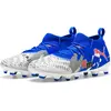 Image de Puma, Garçons, Chaussures de football, Future 8 Match Forever Fg/Ag Jr (38), Bleu, Rouge, Noir, Gris, Blanc