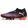 Image de Puma, Unisexe, Chaussures de football, Future 8 Match Fg/Ag (44), Noir, Multicolore