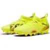 Image de Puma, Unisexe, Chaussures de football, FUTURE 8 MATCH FG/AG Jr (35), Jaune, Noir