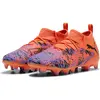 Image de Puma, Garçons, Chaussures de football, Future 8 Match Creativity Fg/Ag Jr (37), Pink, Orange
