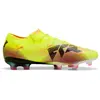 Image de Puma, Unisexe, Chaussures de football, FUTURE 8 ULTIMATE basse FG (44), Noir, Jaune
