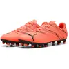 Image de Puma, Unisexe, Chaussures de football, Attacanto FG/AG (46), Rouge, Noir