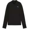 Image de Puma, Femmes, T-shirt de sport, W Run Velocity Cloudspun 1/4 Zip (L), Noir, L