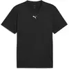Image de Puma, Hommes, T-shirt de sport, M TAD ESSENTIALS HEATHER CAT Tee (CF petit chat) (L), Noir, Gris, L