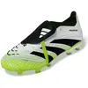Image de Adidas, Unisexe, Chaussures de football, Predator Elite FT FG/AG (45 1/3), Multicolore, Blanc