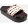 Image de Adilette Platform par adidas sportswear Marron 40 1/2 Femme