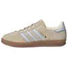 Image de adidas Gazelle Indoor Beige Wonder Bleu Halo Semelle Caoutchouc Baskets Femme Tan JR2432 40
