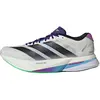 Image de Adidas Adizero Boston 13 Résistant à l'abrasion Respirant Soutien Rebond Antidérapant Chaussures de course Homme Blanc Noir Baskets JS4946 41 