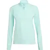 Image de Adidas, Femmes, T-shirt de sport, Terrex Xperior Half Zip LS - T-Shirt - Damen (S), Gris, Vert