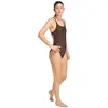 Image de Adidas Maillot De Bain 3 Stripes High Neck 2-way Straps Peachsoft 36