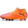 Image de Puma, Unisexe, Chaussures de football, Future 8 Ultimate Ag (43), Noir, Orange
