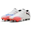 Image de Puma, Unisexe, Chaussures de football, FUTURE 8 ULTIMATE basse FG (45), Noir, Rouge, Blanc