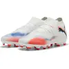 Image de Puma, Garçons, Chaussures de football, FUTURE 8 PRO FG/AG Jr (32.5), Noir, Rouge, Blanc