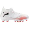 Image de Puma, Unisexe, Chaussures de football, FUTURE 8 MATCH FG/AG Jr (38.5), Blanc, Noir