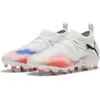 Image de Puma, Hommes, Chaussures de football, FUTURE 8 MATCH FG/AG Jr (32.5), Noir, Blanc, Rouge