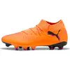 Image de Puma, Unisexe, Chaussures de football, Future 8 Match Fg/Ag (46), Orange, Noir