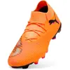 Image de Puma, Unisexe, Chaussures de football, Future 8 Match Fg/Ag (47), Orange, Noir