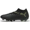 Image de Puma, Unisexe, Chaussures de football, Future 8 Match Fg/Ag (39), Noir, Orange
