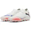 Image de Puma, Unisexe, Chaussures de football, Future 8 Match mg (42), Blanc, Noir, Rouge