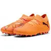 Image de Puma, Unisexe, Chaussures de football, Future 8 Match mg (43), Noir, Orange