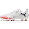Image de Puma, Unisexe, Chaussures de football, FUTURE 8 PLAY FG/AG Jr (38.5), Noir, Blanc, Rouge
