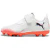 Image de Puma, Unisexe, Chaussures de football, Future 8 Play V Fg/Ag Rb Jr (28), Blanc, Rouge, Noir