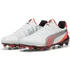Image de Puma, Unisexe, Chaussures de football, King Ultimate Fg/Ag (46), Blanc, Argent