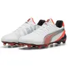 Image de Puma, Unisexe, Chaussures de football, King Ultimate Fg/Ag (42), Rouge, Noir, Argent, Blanc