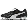 Image de Puma, Unisexe, Chaussures de football, King Top Fg/Ag (43), Noir, Blanc, Or