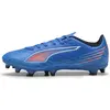 Image de Puma, Unisexe, Chaussures de football, Ultra 6 Play Fg/Ag (40.5), Rouge, Blanc, Bleu